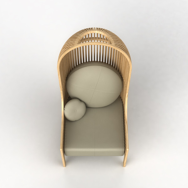 3d nest lounge chair - Nest Lounge Chair by Ausonian